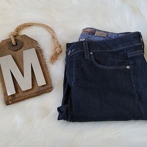 PAIGE Skyline dark wash skinny jeans
